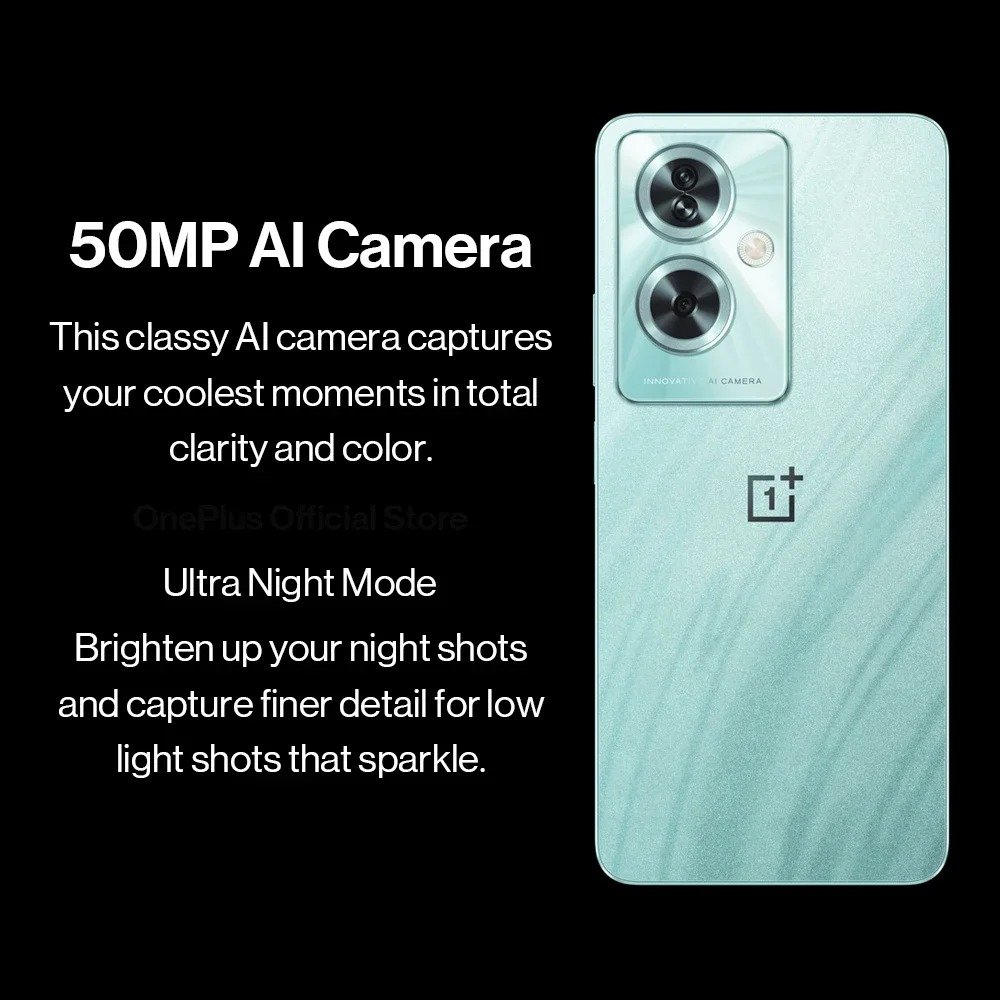 5G Smartphone OnePlus Nord N30 SE Mobile Phone 128GB 6.72" Big Display Telephone 50MP Camera Dual Stereo Speakers 33W 5000mAh